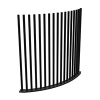 PIK CURVE Panel  1000Wx1280H  Black