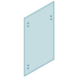 8mm Glass GATE 834W x 1200H