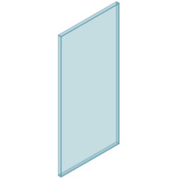 12mm Glass Frameless 550W x 1200H