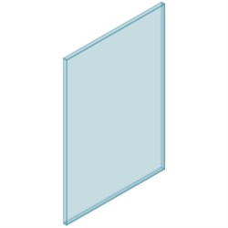 12mm Glass Frameless 750W x 1200H