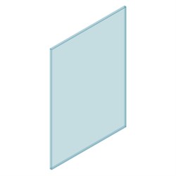 12mm Glass Frameless 1000W x 1200H