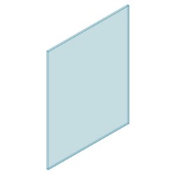 12mm Glass Frameless 1100W x 1200H