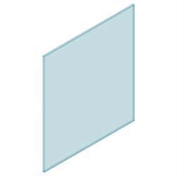 12mm Glass Frameless 1250W x 1200H