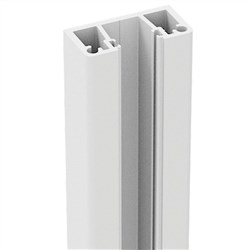 50x25mm  1400mm  HALF POST  WHITE