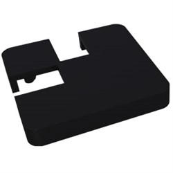 OFFSET  90 Deg Post Cap  BLACK