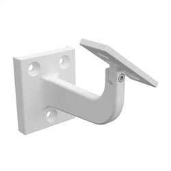 OFFSET  RAIL CONNECTOR  SWIVEL  WHITE