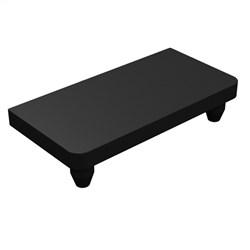 50x25mm  HALF POST TOP PLATE  BLACK