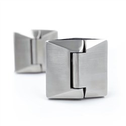 Atlantic Hinge  Glass to Glass  SATIN