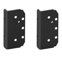Atlantic Hinge  SQ POST PLATES  BLACK