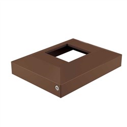 2 PC DOMICAL COVER 50mm post  TERRAIN