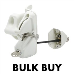 BULK BUY  Lokk Latch Deluxe  WHITE