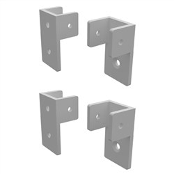 BARR  34C34 Bracket 60mmH 4 pk  White