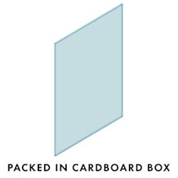 12mm CHANNEL Glass 1200W x 1350H