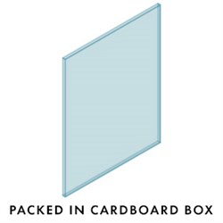 12mm Glass Frameless 1050W x 1200H