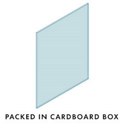 12mm Glass Frameless 1100W x 1200H