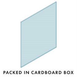 12mm Glass Frameless 1250W x 1200H