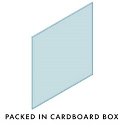 12mm Glass Frameless 1350W x 1200H