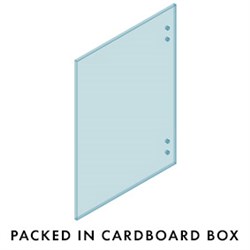 12mm Glass Master Hinge 1100W x 1200H