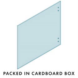 12mm Glass Master Hinge 1700W x 1200H