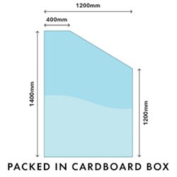 12mm Glass Retaining Wall Panel  1400H