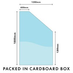 12mm Glass Retaining Wall Panel  1800H