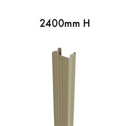 CBONDCHANNEL POST 2400mmH PAPERBARK