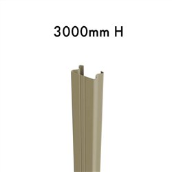 CBONDCHANNEL POST 3000mmH PAPERBARK