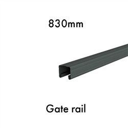 CBOND  GATE RAIL 830mmL  WGREY