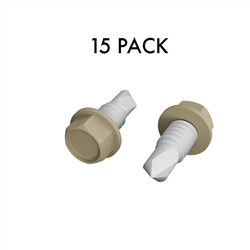 CBOND  Tek Screws  PAPERBARK  15PK