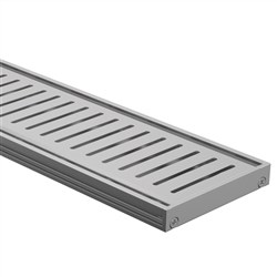 DrainlabW SLOT GRATE1200Lx15mmHSATIN