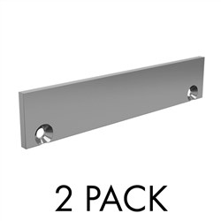 drainlab END PLATE 20mmH  SATIN  2PK