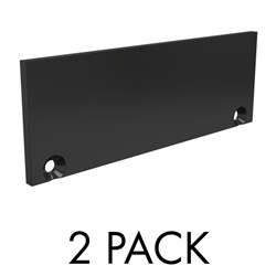 drainlab END PLATE 35mmH  BLACK  2PK