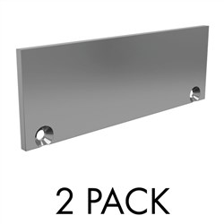 drainlab END PLATE 35mmH  SATIN  2PK