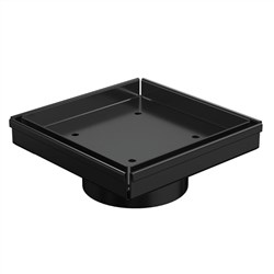 Dlab FLOOR WASTE10mm Tile InsertBLACK