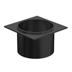 drainlab 50mm diam DRAIN OUTLET BLACK