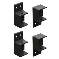 FastFit Bracket OPEN 40x40mm4PKBlack