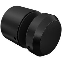 GLASS STANDOFF  38x25mm  BLACK