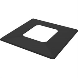 Lifestyle SQ RAISED Dress Ring BLACK