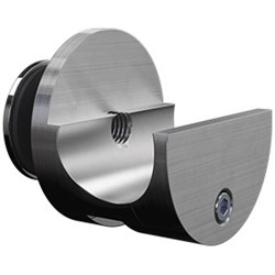 NORSK Glass Mount Rail Clamp  SATIN