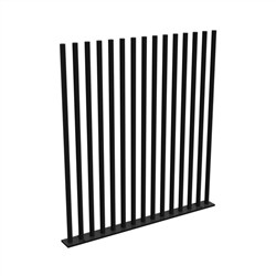 PIK INLINE Panel  1200Wx1280H  Black