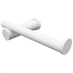 PILLAR Toilet Roll Holder WHITE
