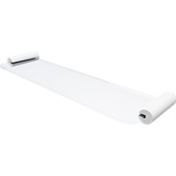 PILLAR Glass Shelf WHITE