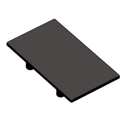 Pronto Louvre Frame Cap  BLACK