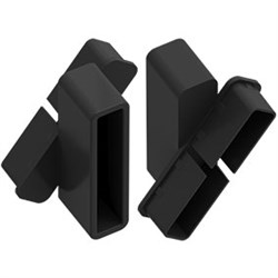 QSXP Louvre Brackets  BLACK