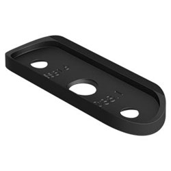 Saddle only suits 38mm diam rail BLACK