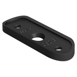 Saddle only suits 50mm diam rail BLACK