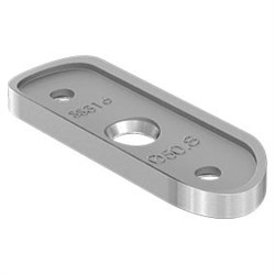 Saddle only suits 50mm diam rail SATIN