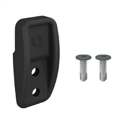 Slimline 65x29mm GATE STOP  Black