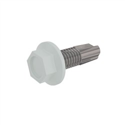 Six Star  100 Tek Screws  WHITE