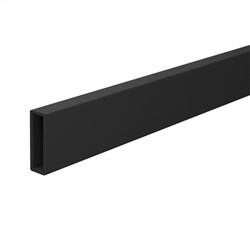 STAL  RAIL BLANK  1950mm long  Black